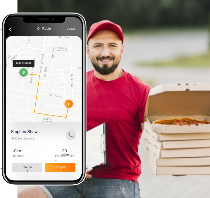 Easy-to-use Delivery Agent App
