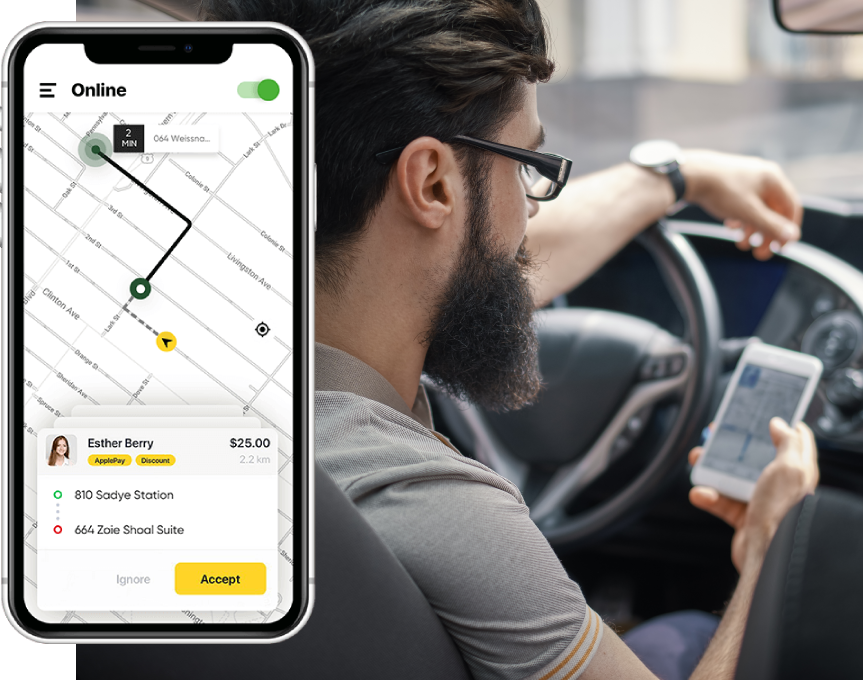 Easy-to-use Driver App