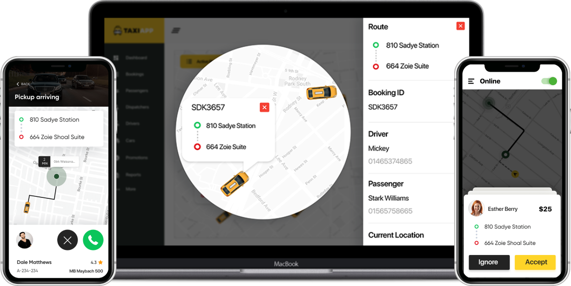 Taxi booking App Development